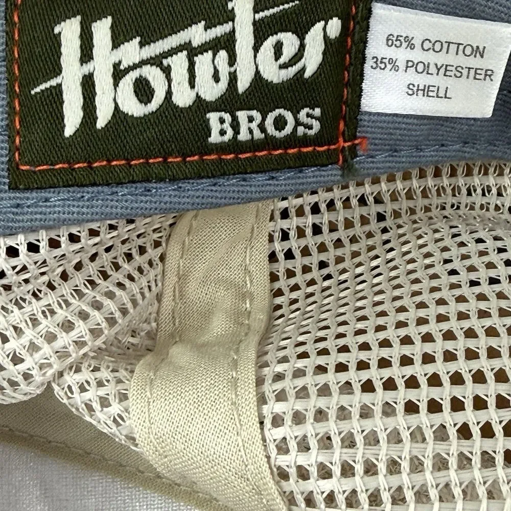 Howler Bros X Nland Surf Texas Snapback Trucker Hat Chambray Denim Brothers